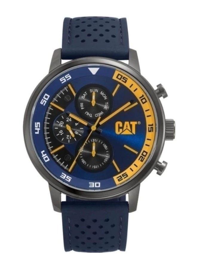 ساعة كات للرجال بحزام مطاطي أزرق AK.169.26.627